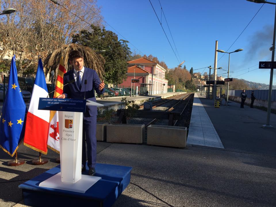 Inauguration ligne Ferroviaire Cannes-Grasse