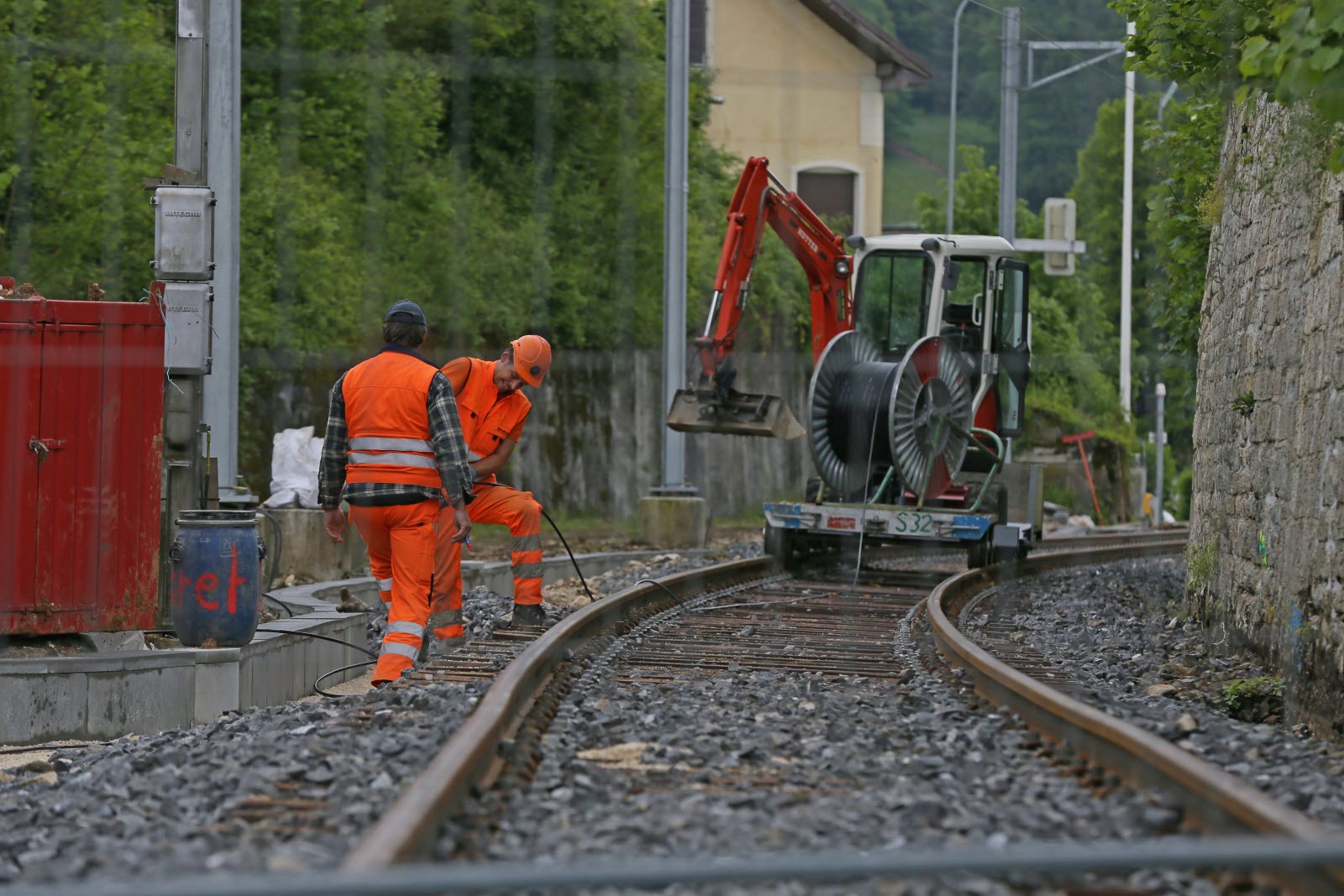 Photo chantier ferro Projet Belfort Delle